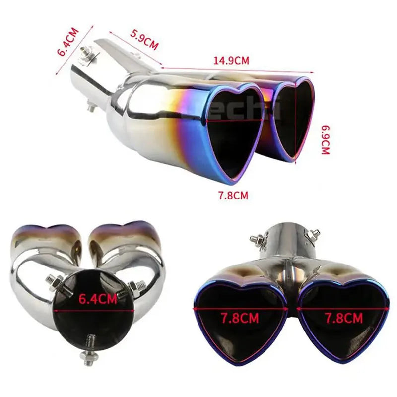 VelvetExhaust Double Heart Exhaust